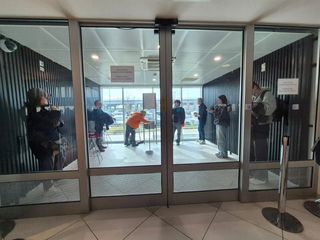 Bari airport smoking