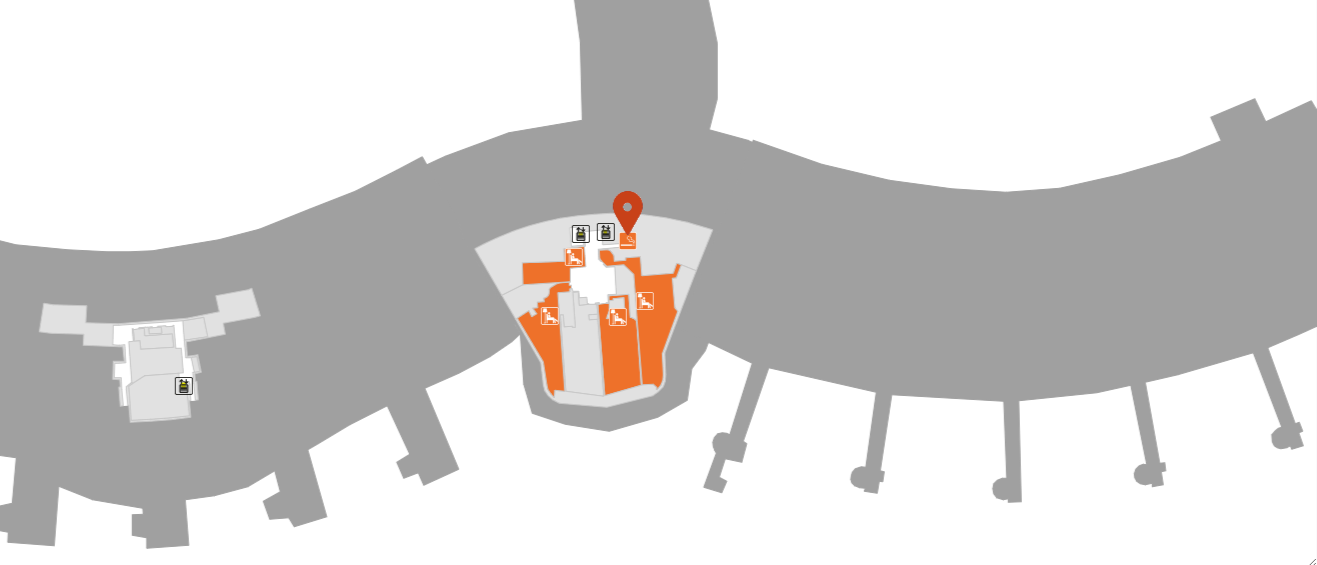 Embarquement 2A–2C Level 2 after checks