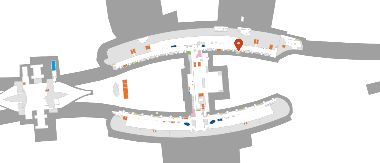 smoking area located next to gate F21 map
