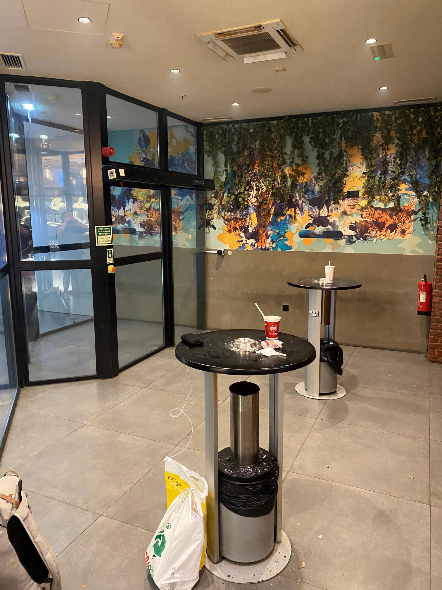 FAO smoking area