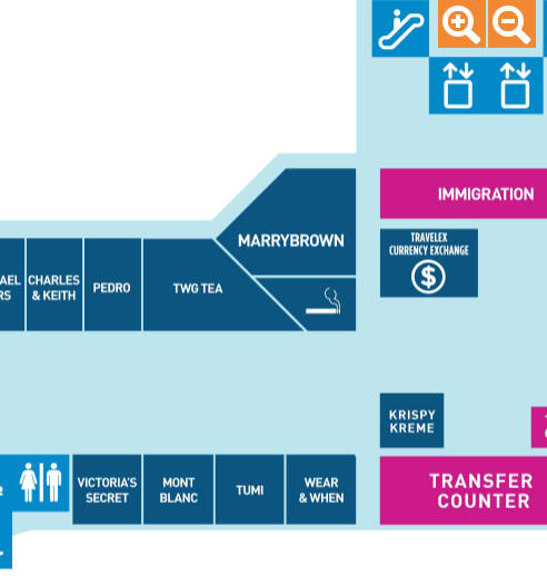 map of satellite building closup on smoking area