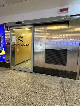 Smoking Area opposite Gate A72