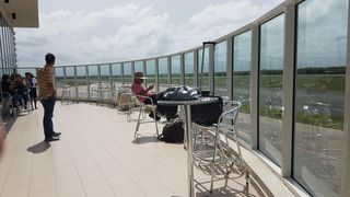 terminal b smoking area