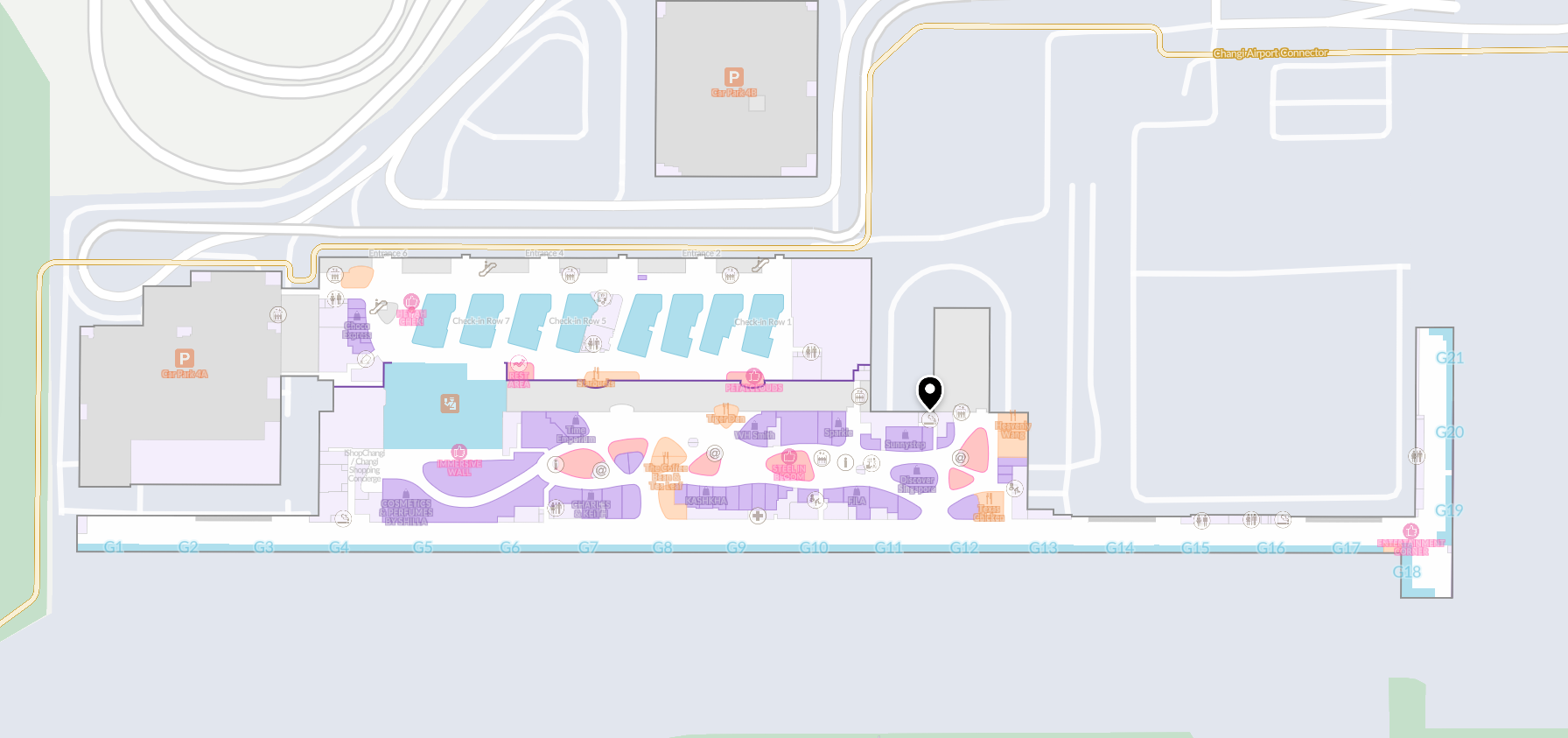 g12 smoking area map