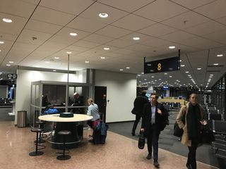 ARN, Terminal 5, Gate 8 smoking area