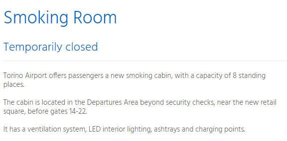 Smoking Area Closed