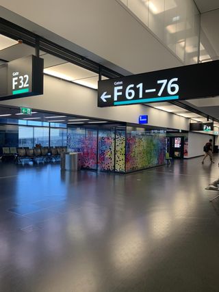 Vienna Airport smoking