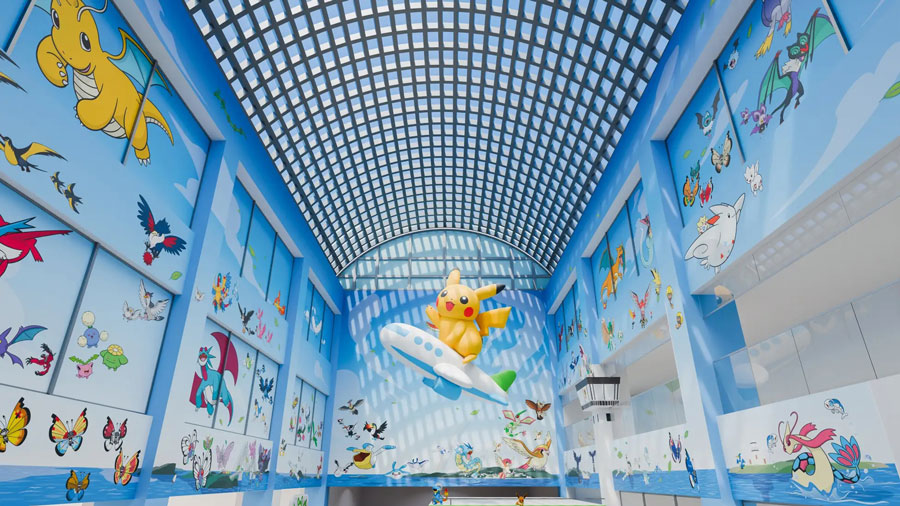Image Credit: Pokémon With You airport pokemon themed